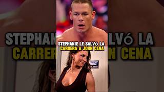 Stephanie Mcmahon le salvó la carrera a John Cena johncena stephaniemcmahon wwe wrestling [upl. by Else]