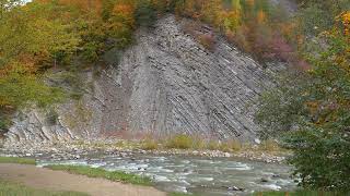 Adult Swim Bump Shot of Mountain Folds near Prut River in Yaremche Ukraine FANMADE [upl. by Patrizio849]