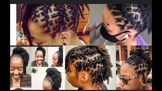 Easy Hairstyles For Short Dreadlocks [upl. by Leelah]