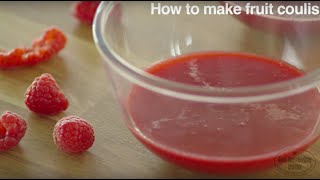 How To Make Coulis With Raspberries  Good Housekeeping UK [upl. by Eleazar606]