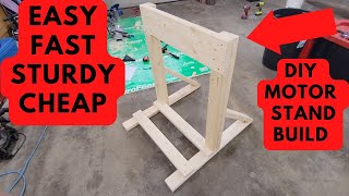 How to Build an Outboard Motor Stand  Step by Step Guide Best Design [upl. by Brenn894]