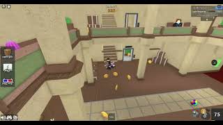 Playing mm2 as a girl  with BowproRblx [upl. by Buskirk]