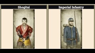 Total War SHOGUN 2 Fall of the Samurai 1vs1 Shogitai vs Imperial Infantry [upl. by Didier908]