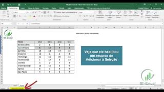 Dica Rápida  Selecionando Células Intercaladas [upl. by Ardiekal]