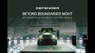 Beyond Boundaries Night  Defender Plugin Hybrid Electric Vehicle [upl. by Brenda]