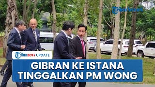 Momen Wapres Gibran Mendadak Tinggalkan PM Singapura saat Dipanggil Prabowo ke Istana [upl. by Itoyj]