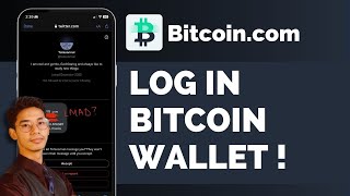 How To Login Bitcoin Wallet  Bitcoincom Wallet Login 2024 [upl. by Pierrepont771]