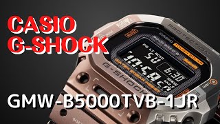 CASIO GSHOCK Bluetooth 搭載 ソーラー電波腕時計 GMWB5000TVB1JR 限定品 2022年6月発売 [upl. by Pulsifer]