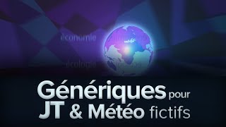 Génériques pour JT amp Météo fictifs 2010 [upl. by Selec]