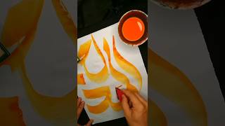 Satisfying Modern Arabic calligraphyquot 💝🌹 shortvideo art [upl. by Adlemi]