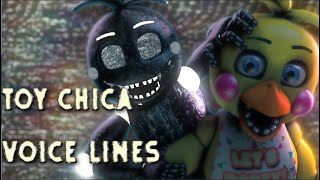 SFM  FNaF  Toy Chica Voicelines Remake  Collab with sporky9215 [upl. by Clardy]