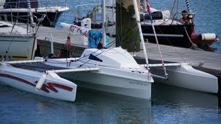 Sailing amp trailing trimarans [upl. by Bigelow]