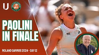 Roland Garros Scanagatta quotPaolini in finale altra giornata storica del tennis italianoquot [upl. by Arinaj]