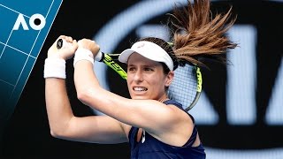 Makarova v Konta match highlights 4R  Australian Open 2017 [upl. by Nagaer]