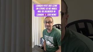 Canada Post has gone on strike so expect massive mail delivery 📦 delays in Canadayoutubeshorts [upl. by Nymzaj]