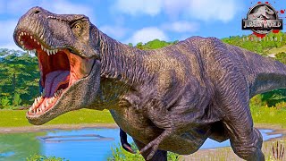 TREX vs TORO amp INDORAPTOR Dinosaur Fighting in Jurassic World Evolution 2 [upl. by Torrlow]