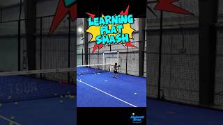 LEARNING PADEL FLAT SMASH [upl. by Avenej867]