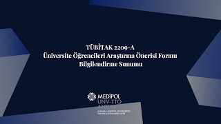 Tübitak 2209A Araştırma Önerisi Formu Nasıl Hazırlanır [upl. by Yelac346]