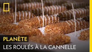 Le parfum des roulés à la cannelle est à en tomber par terre   FOOD FACTORY [upl. by Freeland]