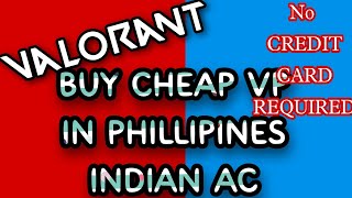 How to buy valorant points VP in your Philliphines valorant ac in india [upl. by Accebar]