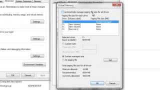 How to Increase Virtual Memory in Windows 7 [upl. by Maidel]