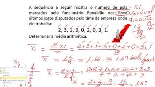 Estatística Descritiva Aula 02 Medidas de Tendência Central Médias [upl. by Jamille]