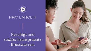 Brustwarzensalbe HPA® Lanolin  Lansinoh [upl. by Annohsal]