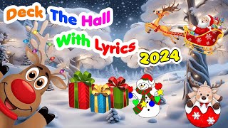 Deck the Halls Song With Lyrics  Christmas Songs And Carols  Christmas Sparkle [upl. by Kirstyn711]