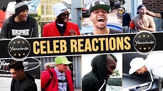 Celebrity Car Wrap Reactions Compilation [upl. by Anstice941]