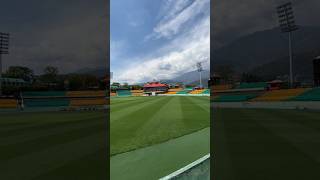 Dharamshala Cricket Stadium onlyfortravelers dharamshalastadium cricket cricketlover stadium [upl. by Bonne544]