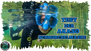 Nur durch die Nase atmen AKASO Schnorchelmaske im Test  Schnorcheln  Tauchen [upl. by Davy209]