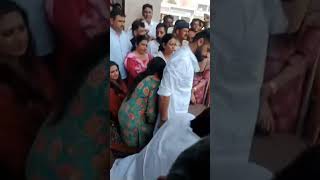 After defeat in Adampur Kuldeep Bishnoi started crying in front of the public [upl. by Eisele597]