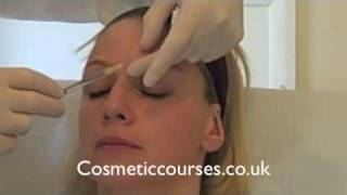 Botox training 3 Botox injection demonstration  Cosmetic Courses [upl. by Roanna]