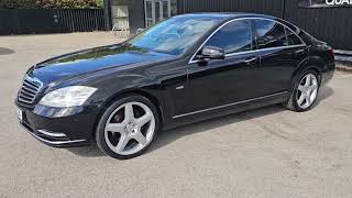 2011 Mercedes S350 CDI in Obsidian Black with 20 inch AMG Wheels [upl. by Ahsinyt543]