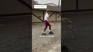 How to learn hockey STOP on inline skates 😄 rollerblading tipsandtricks [upl. by Stanway]