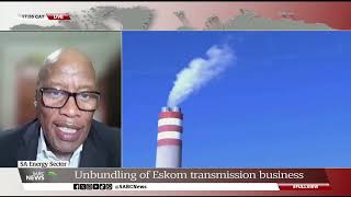 SA Energy Sector  Segomoco Scheppers discusses the unbundling of Eskom transmission business [upl. by Bette]