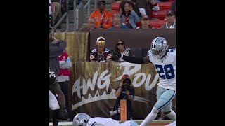 Trevon Diggs intercepts the Deshaun Watson pass vs Cleveland Browns [upl. by Azeria528]