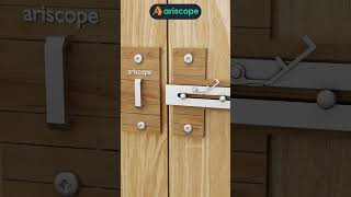 ariscope Secure Door Latch with Extra Clipping Lock [upl. by Conny]