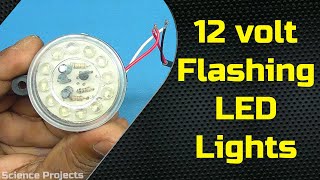 12 volt flashing LED Lights flashing led lights fast flashing lights overlay [upl. by Cornia38]