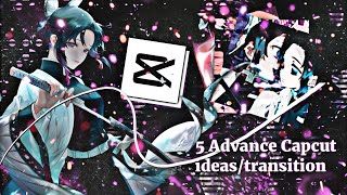 5 Advance Capcut ideas  Advance 3d Transition [upl. by Elbag]