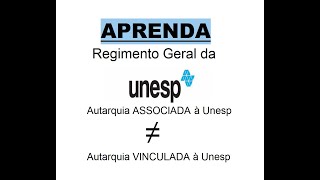 Simplificando Regimento Geral da Unesp [upl. by Yelehsa]