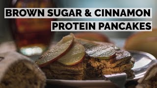 Brown Sugar amp Cinnamon Pancakes  Natural High Protein Recipe [upl. by Jews]