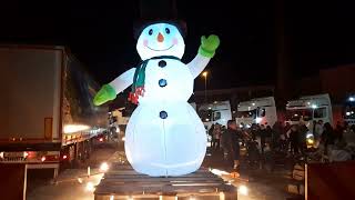 Lichterfest statt Lichterfahrt auf dem Annaberger Kätplatz 2024 [upl. by Sucerdor236]