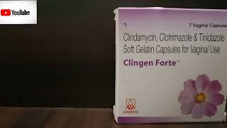 soft Gelatin capsules for Vaginal use  clindamycinclotrimazole amp Tinidazole capsule uses in hindi [upl. by Gerianna]