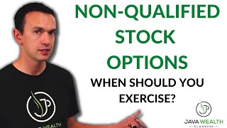 NonQualified Stock Options Basics  Taxes  When Should You Exercise [upl. by Yednil494]