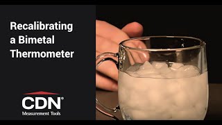 Howto recalibrate a CDN bimetal thermometer [upl. by Kcir]