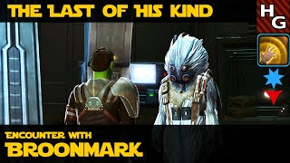 SWTOR KotFE ► The Last of His Kind Encounter with Broonmark ► Jedi Consular Male [upl. by Madeline]