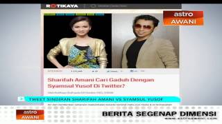 Tweet sindiran Sharifah Amani vs Syamsul Yusof [upl. by Yartnoed794]