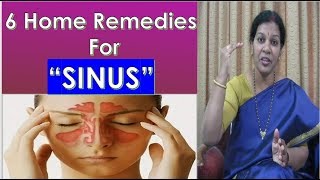 6 Home Remedies To Get Rid of quotSinusquot [upl. by Rodman469]