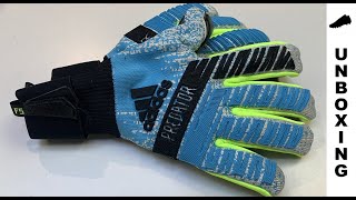 adidas Goalkeeper Gloves Predator Pro Fingersave Hard Wired [upl. by Clementina374]